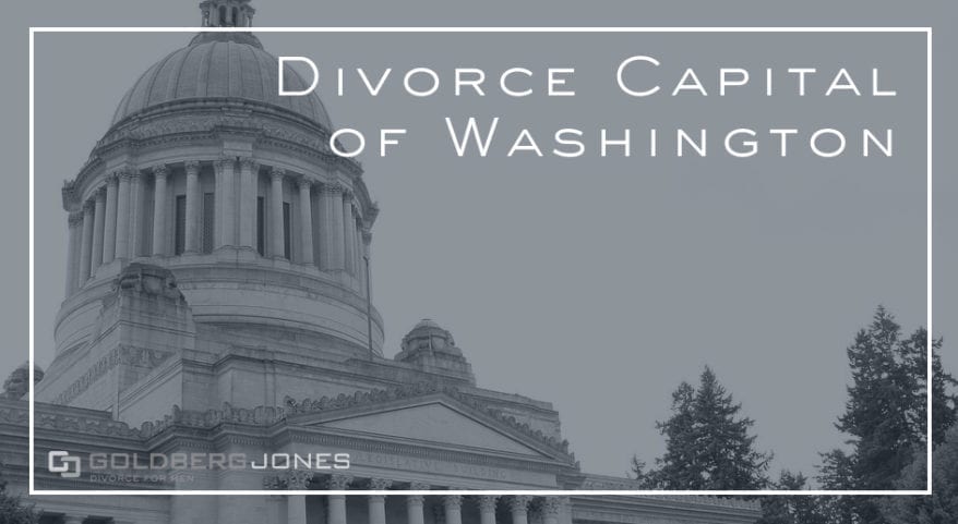 which WA county has largest divorce rate