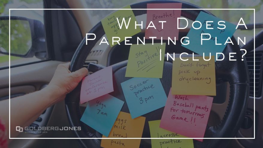 what does a parenting plan inlcude