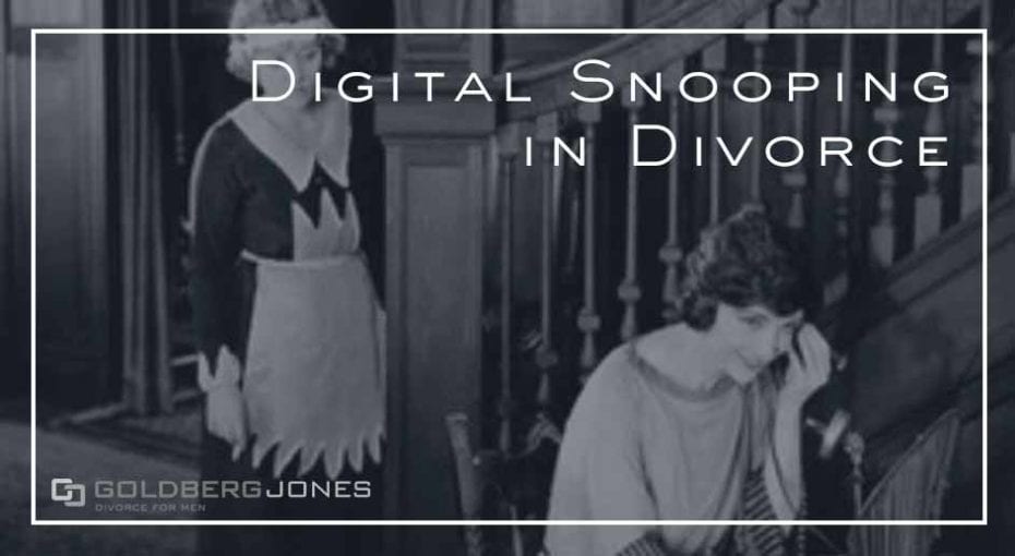 what is digital snooping in divorce