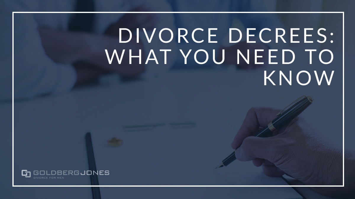 what's in a divorce decree