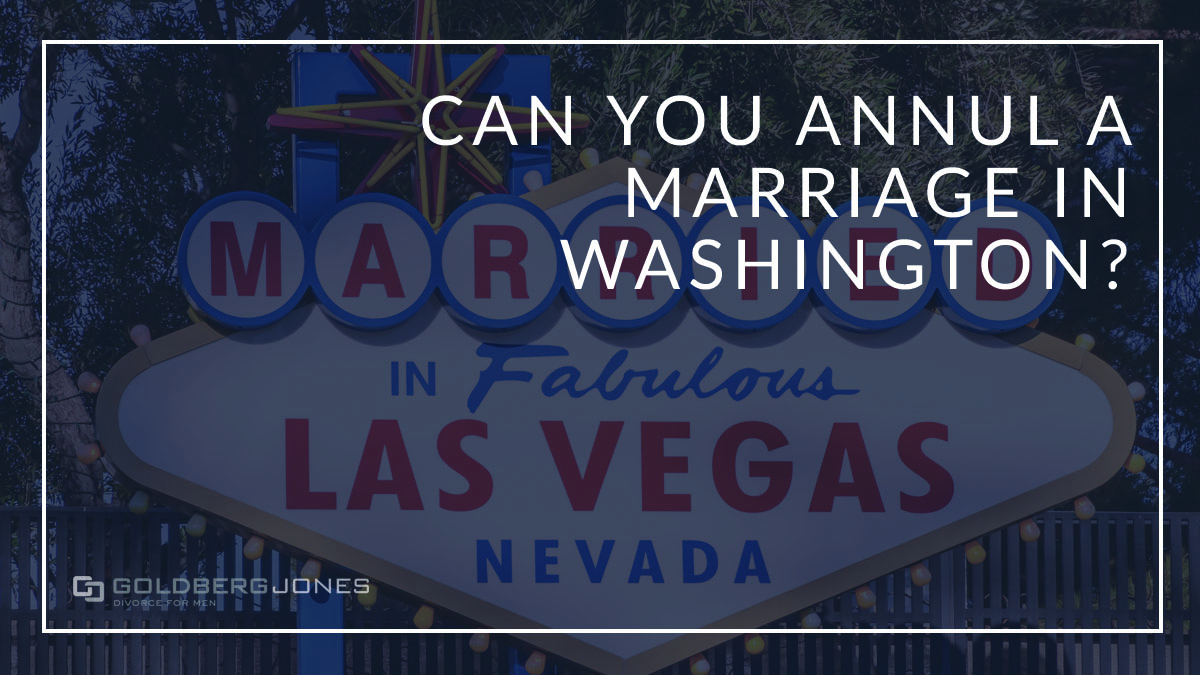 what is an annulment in washington