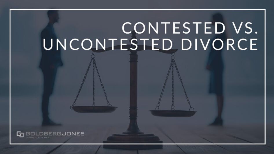 difference between contested and uncontested divorce