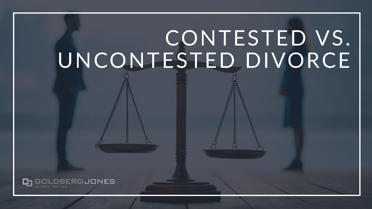 difference between contested and uncontested divorce